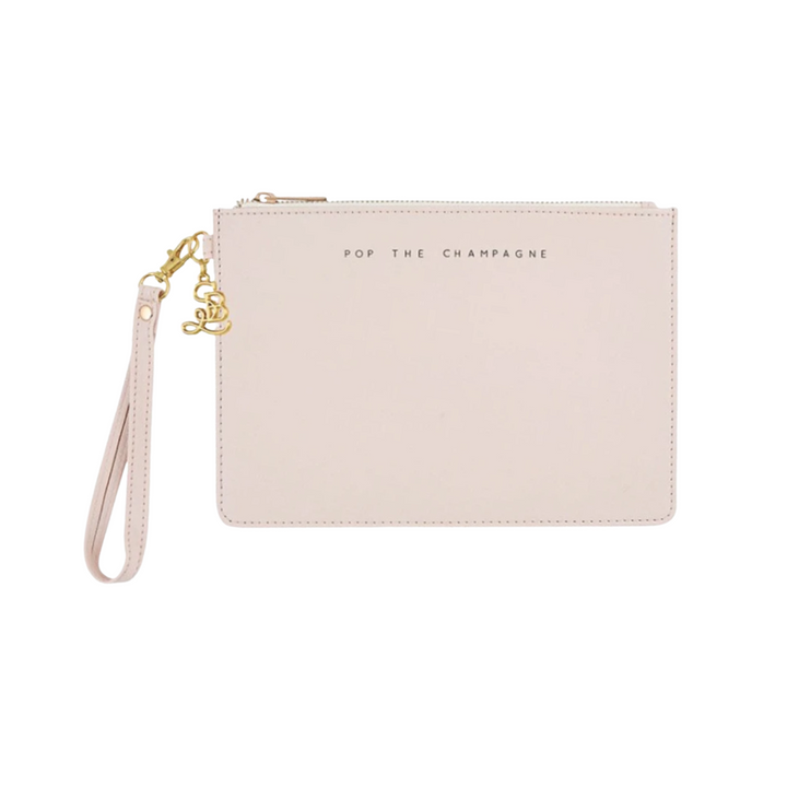 Pop The Champagne Bride to Be Wristlet